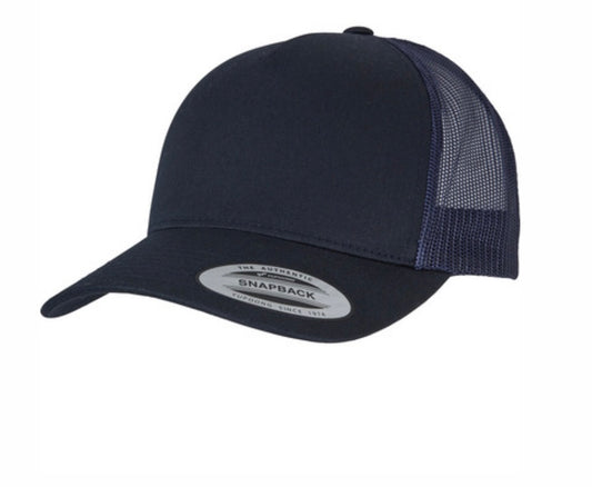 5-Panel Retro Trucker Hat (Navy)