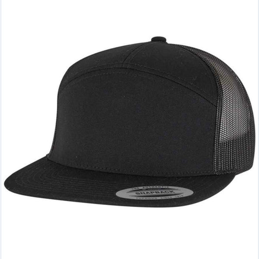 7 - Panel Retro Trucker (Black)
